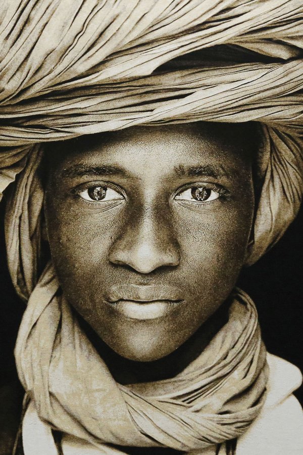 Gobelinbild "Tuareq Boy Mali", 75 x 125 cm